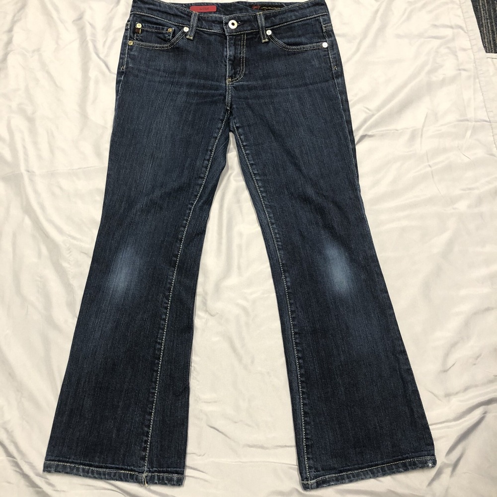 AG Adriano Goldschmeid The Club Flare 28R USA Dk Wash Blue Jeans